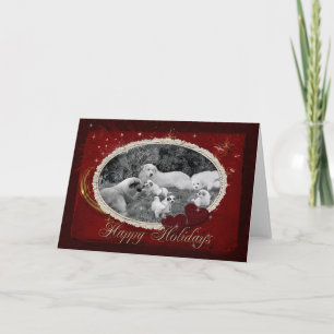 Great Pyrenees Family Holiday Card