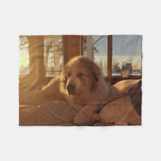 Great Pyrenees Fleece Blanket