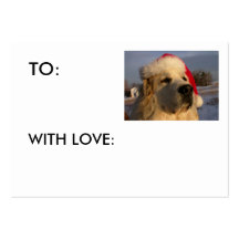 Great Pyrenees GIFT TAG - WITH LOVE: