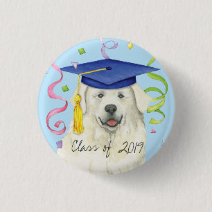 Great Pyrenees Graduate 3 Cm Round Badge