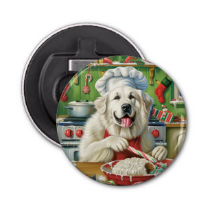 Great Pyrenees Holiday Baking: Festive Christmas Bottle Opener