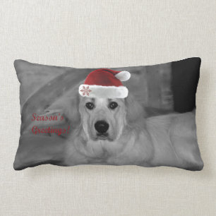Great Pyrenees Holiday Throw Pillow