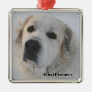 Great Pyrenees Metal Tree Decoration