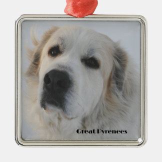 Great Pyrenees Metal Tree Decoration