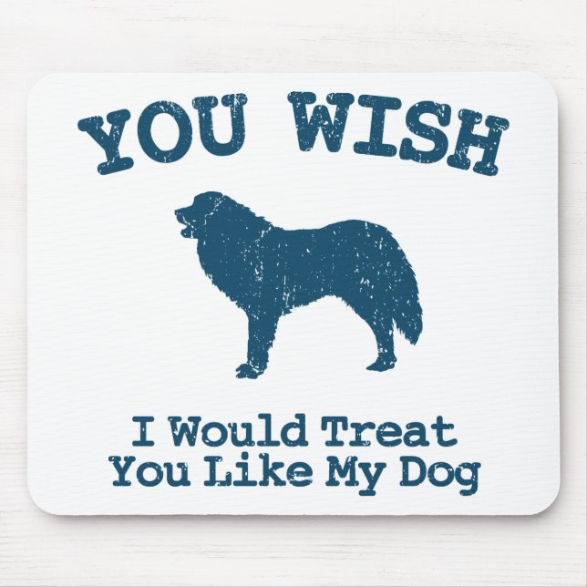 Great Pyrenees Mouse Mat (Front)