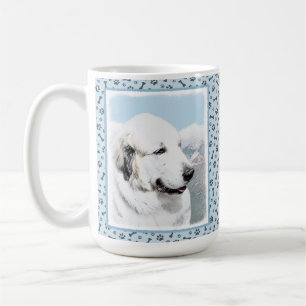 Great Pyrenees Painting - Original Dog Art Coffee Mug