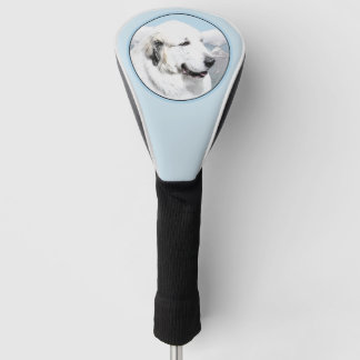 Great Pyrenees Painting - Original Dog Art Golf Head Cover
