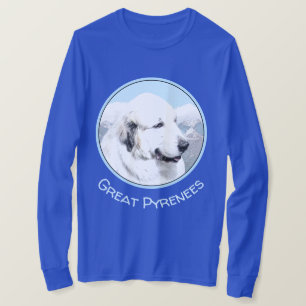 Great Pyrenees Painting - Original Dog Art T-Shirt