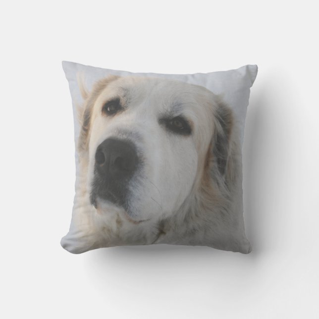 Great Pyrenees Pillow (Front)