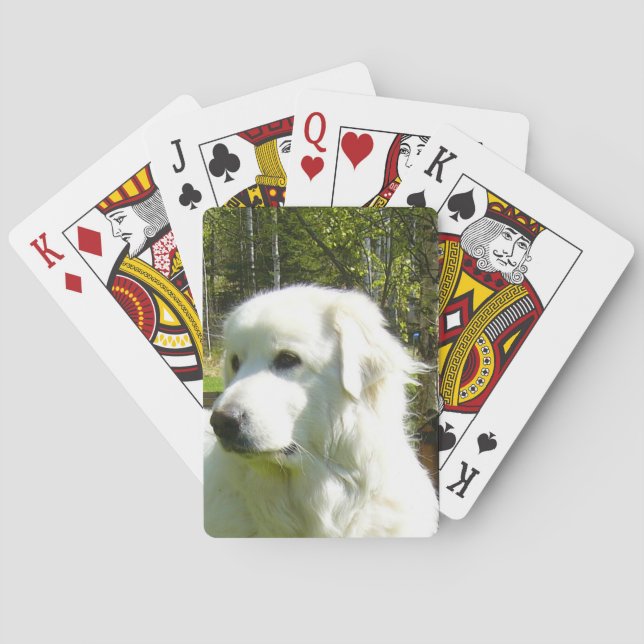great pyrenees playing cards (Back)