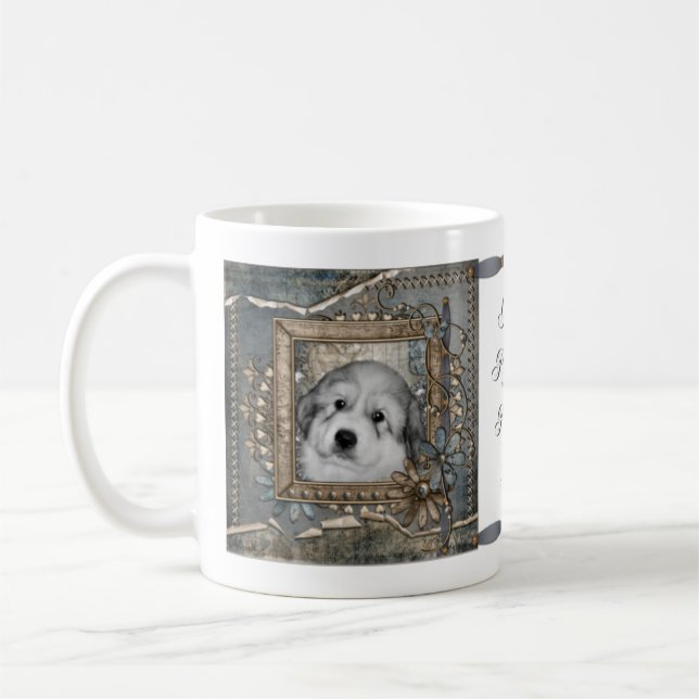 Great Pyrenees Puppy Double Sided Mug 2011 (Left)