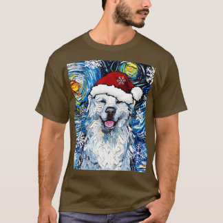 Great Pyrenees Santa T-Shirt