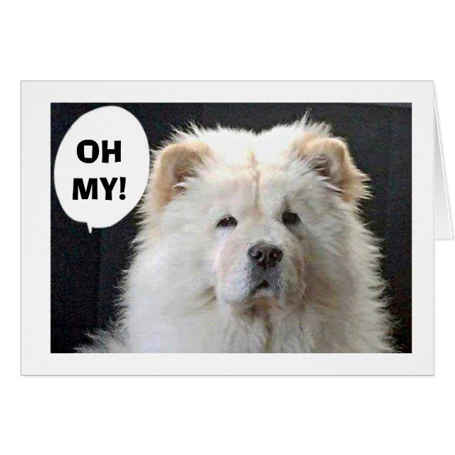 GREAT PYRENEES SAYS "HAPPY 40TH" (Front Horizontal)