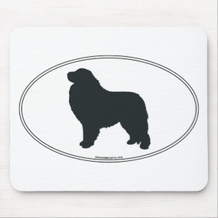 Great Pyrenees Silhouette Mouse Mat