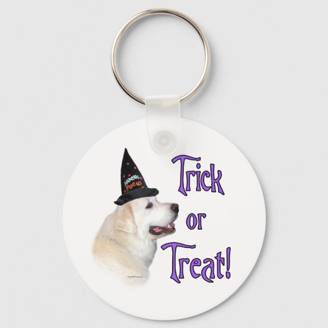 Great Pyrenees Trick Key Ring (Front)
