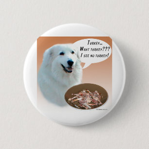 Great Pyrenees Turkey 6 Cm Round Badge