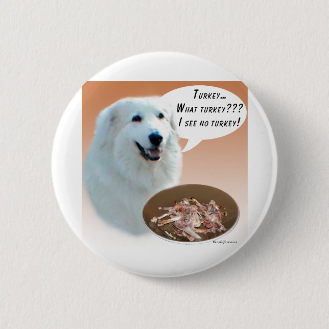 Great Pyrenees Turkey 6 Cm Round Badge (Front)