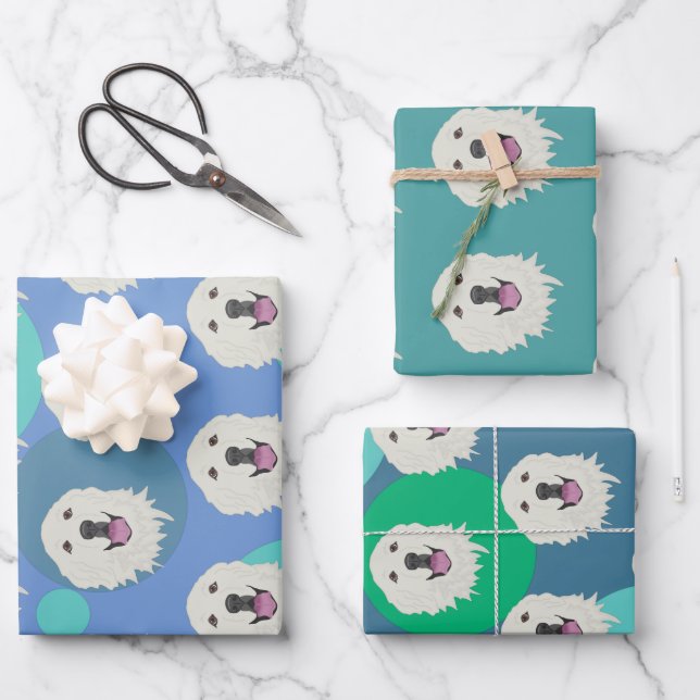 Great Pyrenees  Wrapping Paper Sheet (Front)