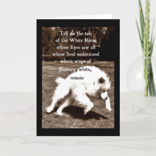 Great Pyrenese sympathy card