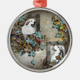 great pyreness dog metal tree decoration