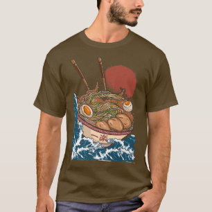 Great Ramen Wave Japanese Art For Japan Noodle Fan T-Shirt