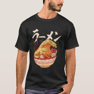 Great Ramen Wave of Kanagawa Japanese Noodles Udon T-Shirt