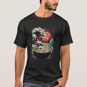Great Ramen wave vintage japanese style T Shirt