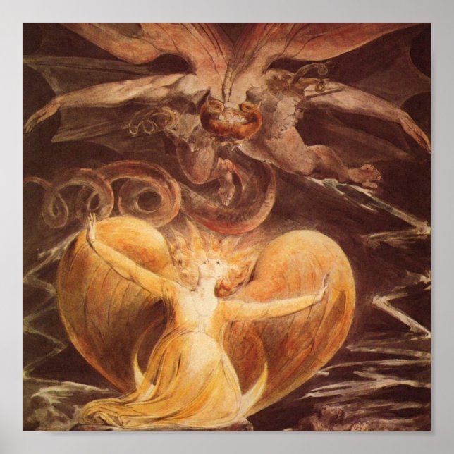 Great Red Dragon and the Woman Clothed with Sun Poster (Front)