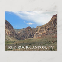 Great Red Rock Canyon Postcard!
