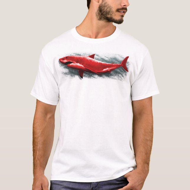 Great Red Shark T-Shirt (Front)