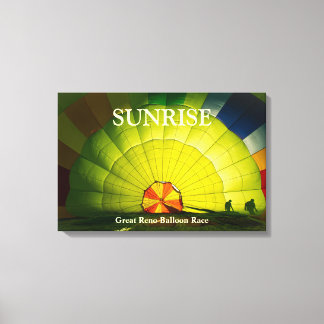 Great Reno Balloon Race - Sunrise Canvas Print
