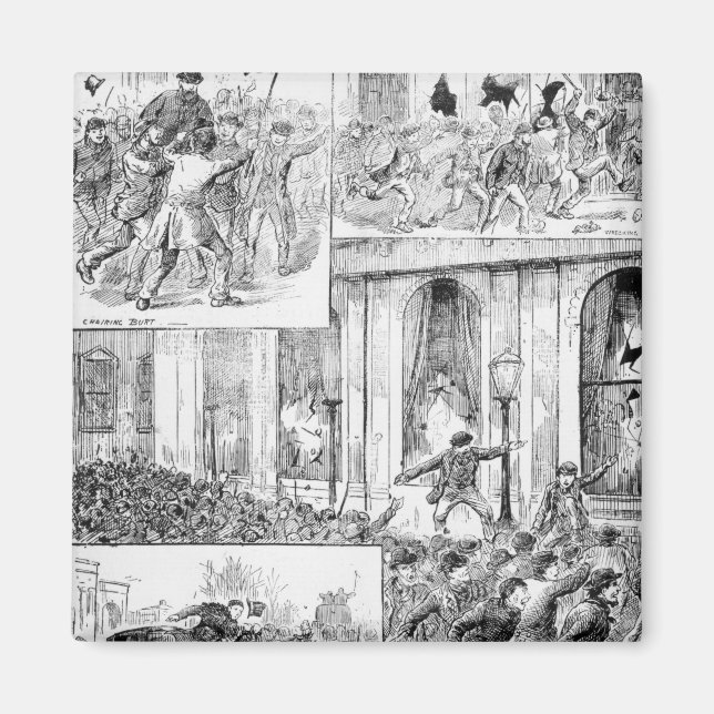 Great Riots in London Magnet (Front)