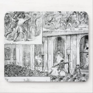 Great Riots in London Mouse Mat