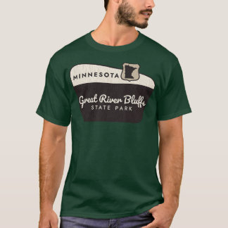 Great River Bluffs State Park Minnesota Welcome Si T-Shirt