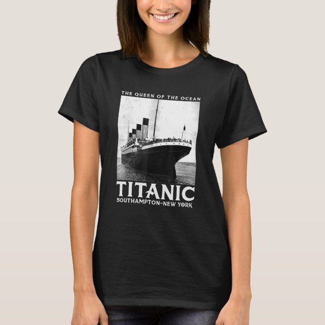 Great Rms Titanic April 1912 Sea Atlantic Ocean Sh T-Shirt (Front)