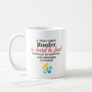 Great Roofer Personalized Name Gift Coffee Mug