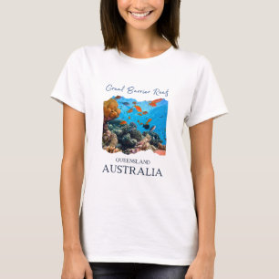 Great Rrier Reef Queensland Australia Souvenir Wom T-Shirt