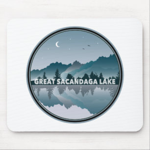Great Sacandaga Lake New York Reflection Mouse Mat