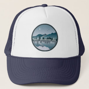 Great Sacandaga Lake New York Reflection Trucker Hat