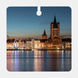 Great Saint Martin Church Cologne Metal Tree Decoration