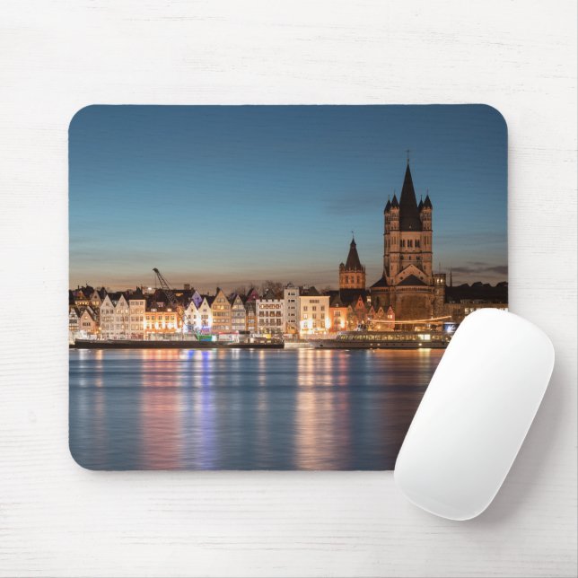 Great Saint Martin Church Cologne Mouse Mat (With Mouse)
