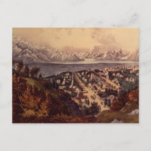 Great Salt Lake, Utah Postcard