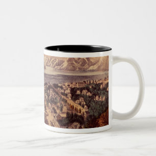 Great Salt Lake, Utah Two-Tone Coffee Mug