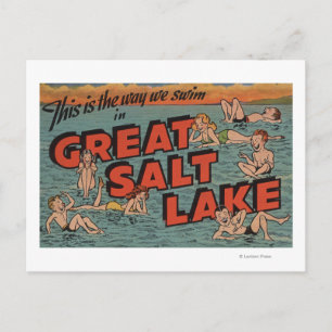 Great Salt Lake, UtahThe Way We SwimUtah Postcard