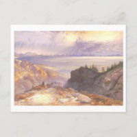Great Salt Lake Vintage Prang Lithograph