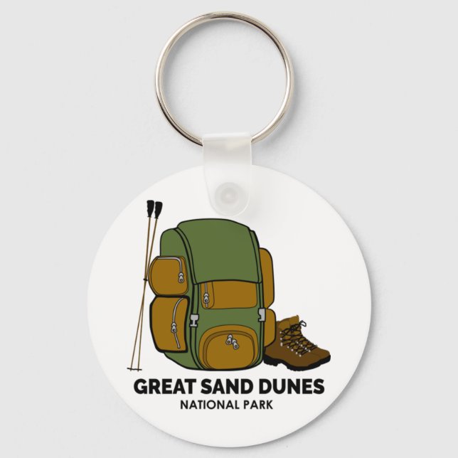 Great Sand Dunes National Park Backpack Key Ring (Front)