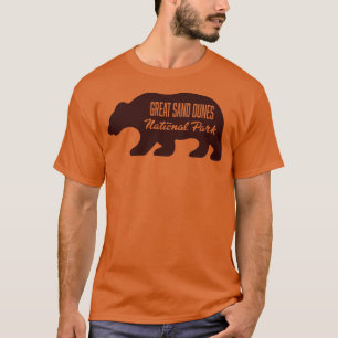 Great Sand Dunes National Park Bear Brown T-Shirt