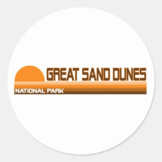 Great Sand Dunes National Park Classic Round Sticker