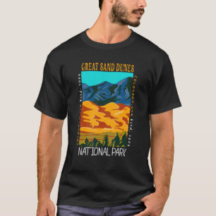 Great Sand Dunes National Park Colorado Distressed T-Shirt