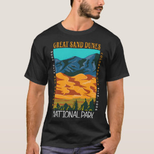 Great Sand Dunes National Park Colorado Distressed T-Shirt